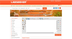 Desktop Screenshot of labseeker.com